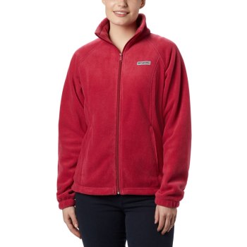 Columbia Benton Springs Full Zip Fleece, Chamarras Rojos Morados Para Mujer | 503942-QBC